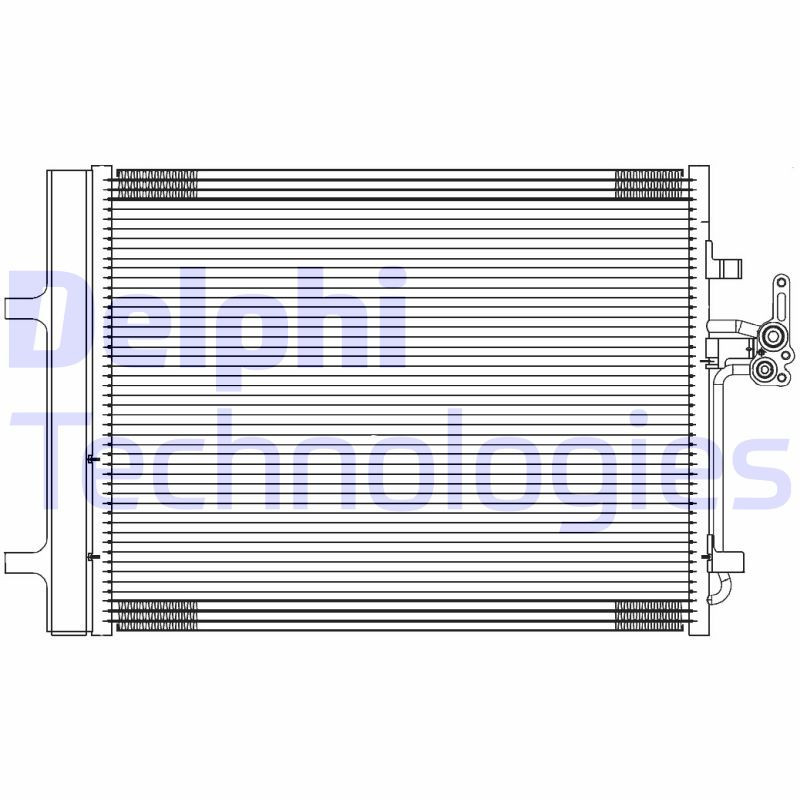 DELPHI TSP0225689 Condensador de aire acondicionado