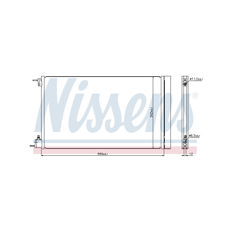 NISSENS 940124 Air conditioning condenser
