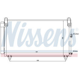 NISSENS 940191 Air conditioning condenser