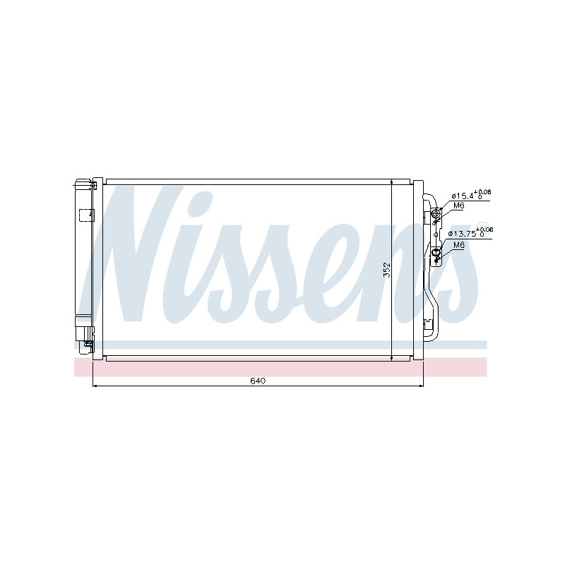 NISSENS 940236 Air conditioning condenser