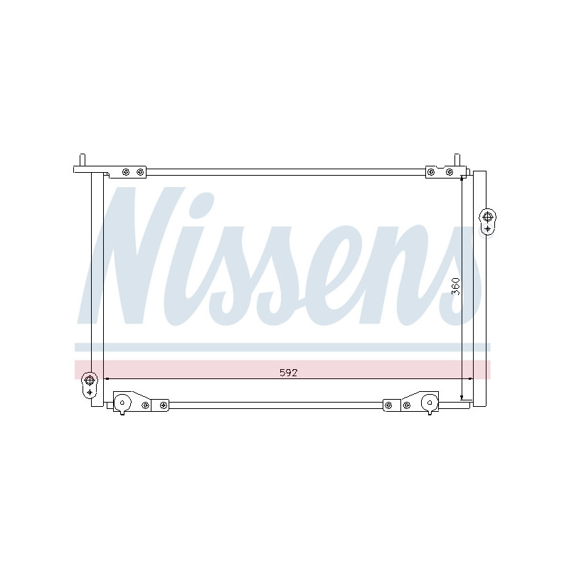 NISSENS 94736 Air conditioning condenser