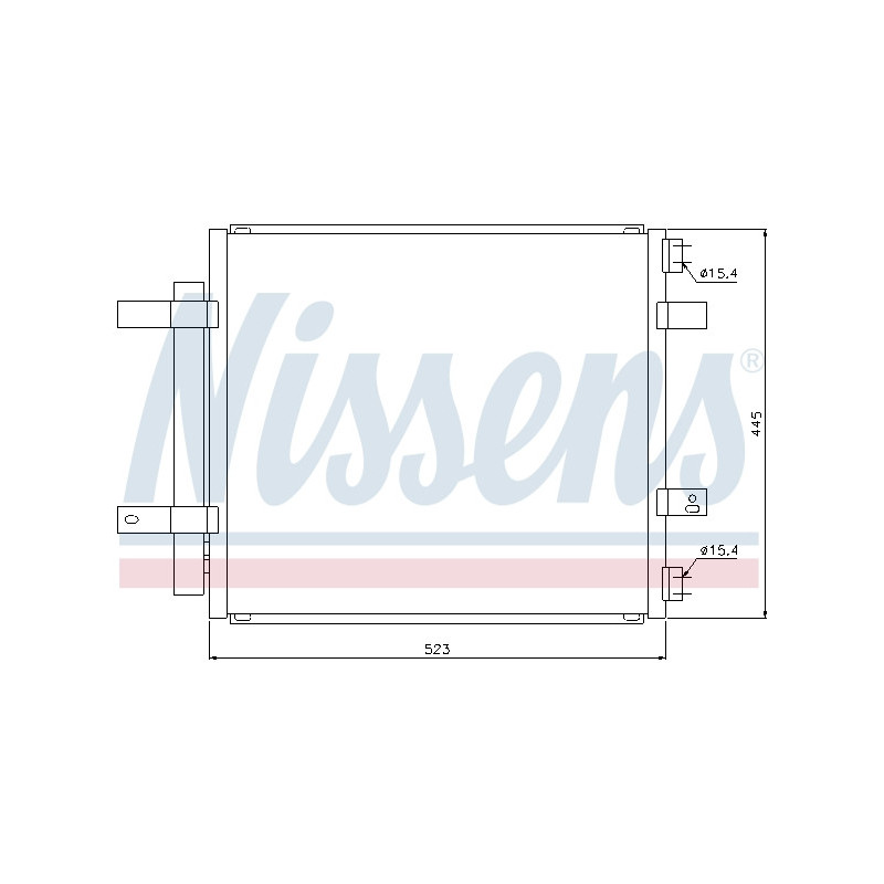 NISSENS 94866 Air conditioning condenser