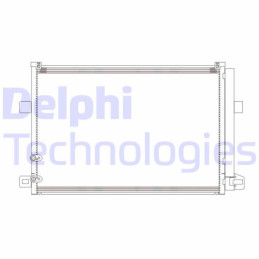 DELPHI CF20301 Condensador de aire acondicionado