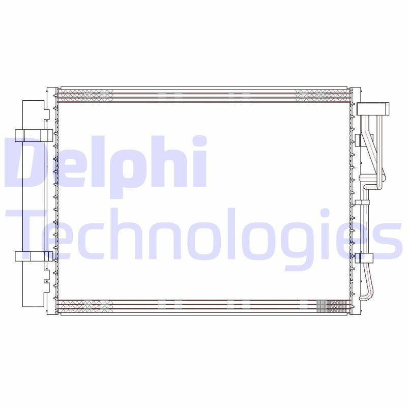 DELPHI CF20303 Air conditioning condenser