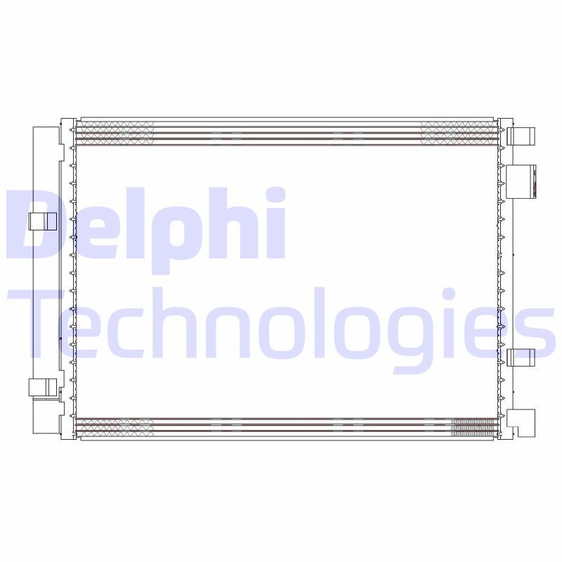 DELPHI CF20306 Air conditioning condenser