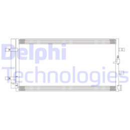 DELPHI CF20307 Condensador de aire acondicionado
