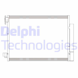 DELPHI CF20415 Air conditioning condenser