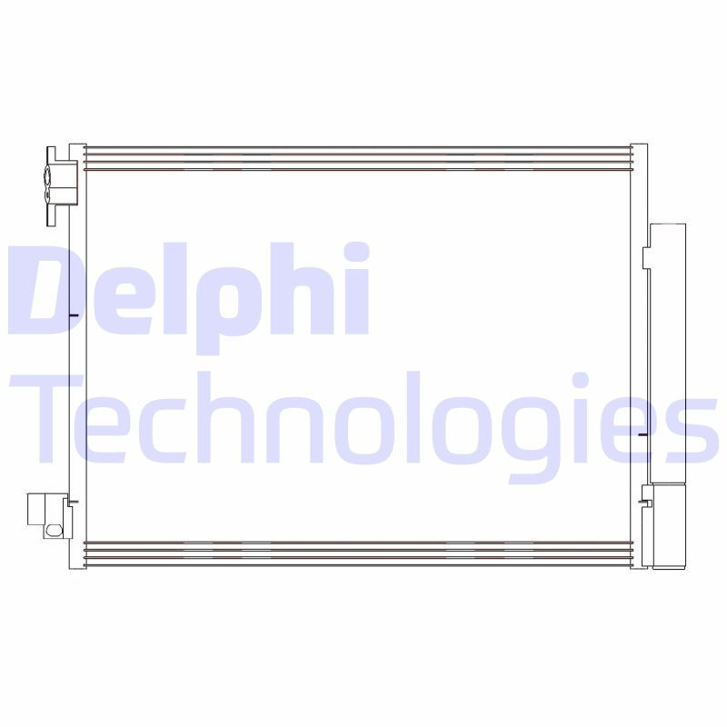 DELPHI CF20415 Condensador de aire acondicionado