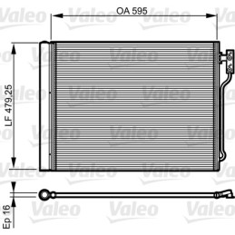 VALEO 814192 Air conditioning condenser