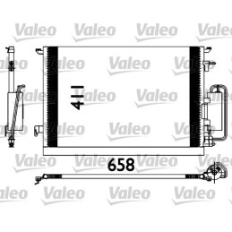 VALEO 817647 Air conditioning condenser