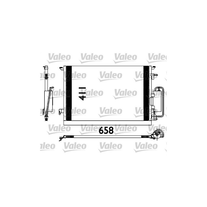 VALEO 817647 Air conditioning condenser