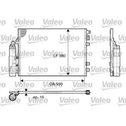 VALEO 817661 Air conditioning condenser