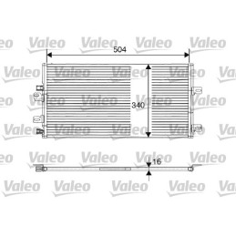 VALEO 817687 Air conditioning condenser