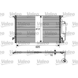 VALEO 817712 Air conditioning condenser
