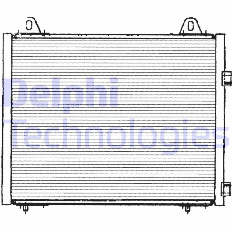 DELPHI TSP0225222 Air conditioning condenser