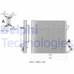 DELPHI TSP0225320 Condensador de aire acondicionado