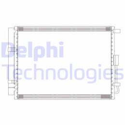 DELPHI CF20304 Air conditioning condenser