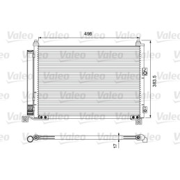 VALEO 814403 Air conditioning condenser