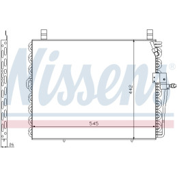 NISSENS 94176 Condensador de aire acondicionado