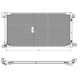 NRF 350449 Air conditioning condenser