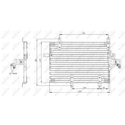 NRF 35052 Air conditioning condenser