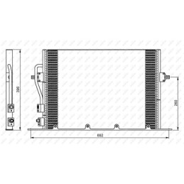NRF 35196 Air conditioning condenser