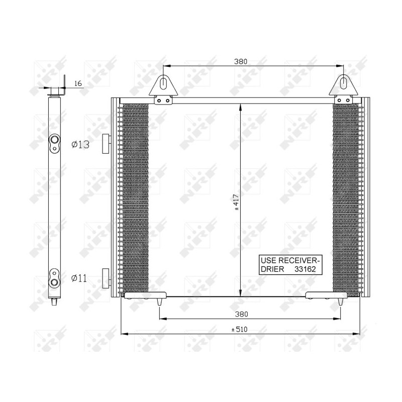 NRF 35351 Air conditioning condenser