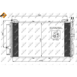 NRF 35478 Air conditioning condenser