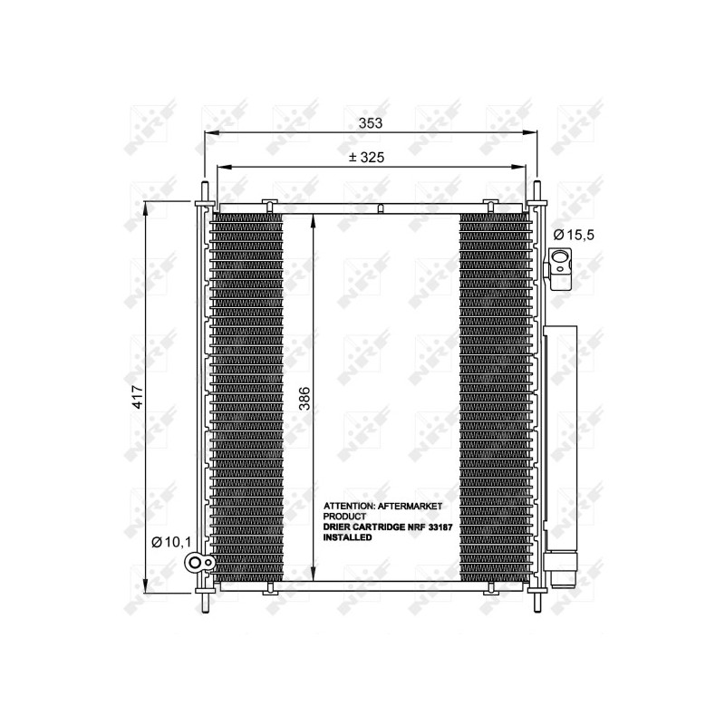 NRF 35562 Condensador de aire acondicionado