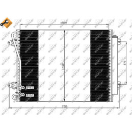 NRF 35613 Air conditioning condenser