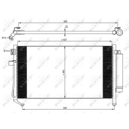 NRF 35869 Condensatore climatizzatore