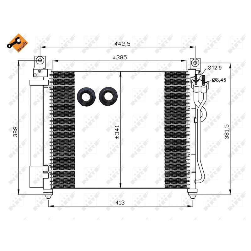 NRF 35888 Condensatore climatizzatore