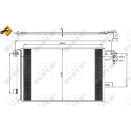 NRF 350064 Condensatore climatizzatore
