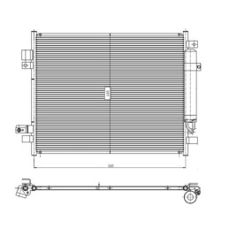 NRF 350418 Condensador de aire acondicionado
