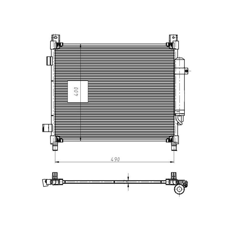 NRF 350420 Condensatore climatizzatore