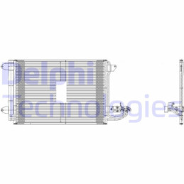 DELPHI TSP0225482 Condensador de aire acondicionado
