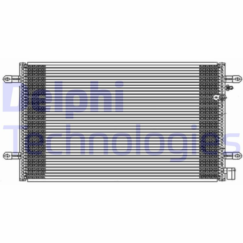 DELPHI TSP0225591 Air conditioning condenser