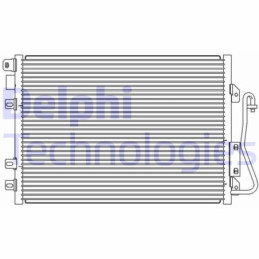 DELPHI TSP0225620 Condensador de aire acondicionado