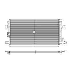 NRF 350463 Air conditioning condenser