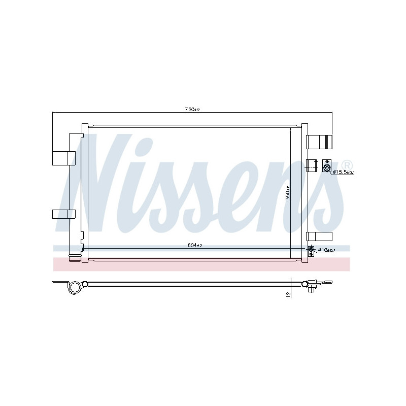 NISSENS 940933 Air conditioning condenser