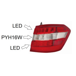 Lampa Tylna Prawa LED dla Mercedes-Benz Klasa E S212 Kombi (2009-2012) - DEPO 440-1977R-UE