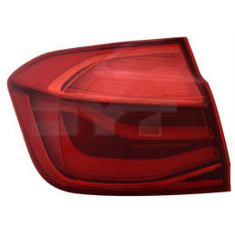 Zadné svetlo ľavé LED pre BMW 3 Series Saloon / Sedan F30 F80 (2015-2018) TYC 11-6910-10-9
