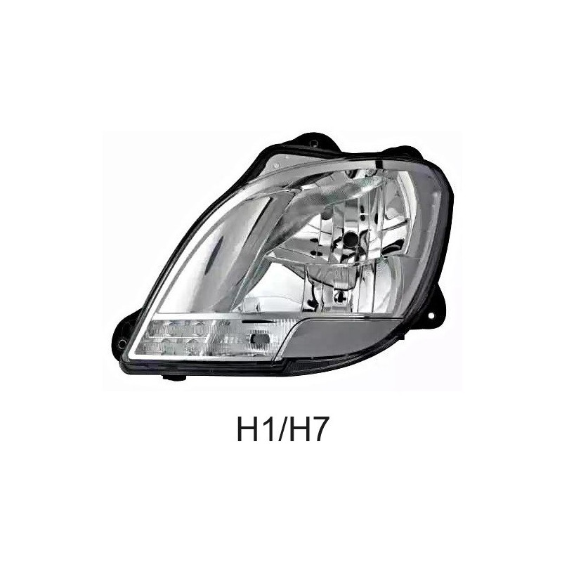 Headlight Left for DAF CF XF - DEPO 450-1105L-LD-EM