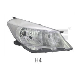 Headlight Right for Toyota Yaris III Hatchback (2010-2014) - TYC 20-14193-15-2