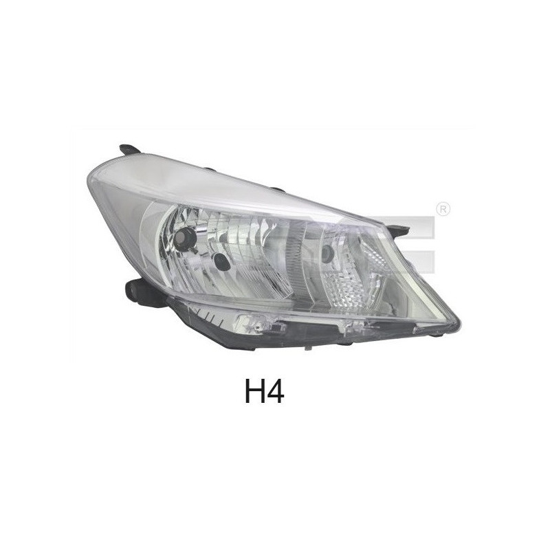 Headlight Right for Toyota Yaris III Hatchback (2010-2014) - TYC 20-14193-15-2
