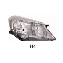 Headlight Right for Toyota Yaris III Hatchback (2010-2014) - DEPO 212-11T6R-LDEM2