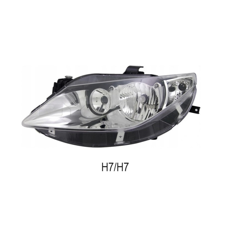 Headlight Left for SEAT Ibiza IV (2008-2012) - DEPO 445-1122L-LD-EM