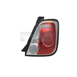 Feu Arrière Droite pour Abarth FIAT 500 Hayon (2007-2015) - TYC 11-11283-21-2