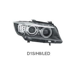 Headlight Right for BMW 3 E90 E91 (2009-2011) - HELLA 1EL 354 691-021