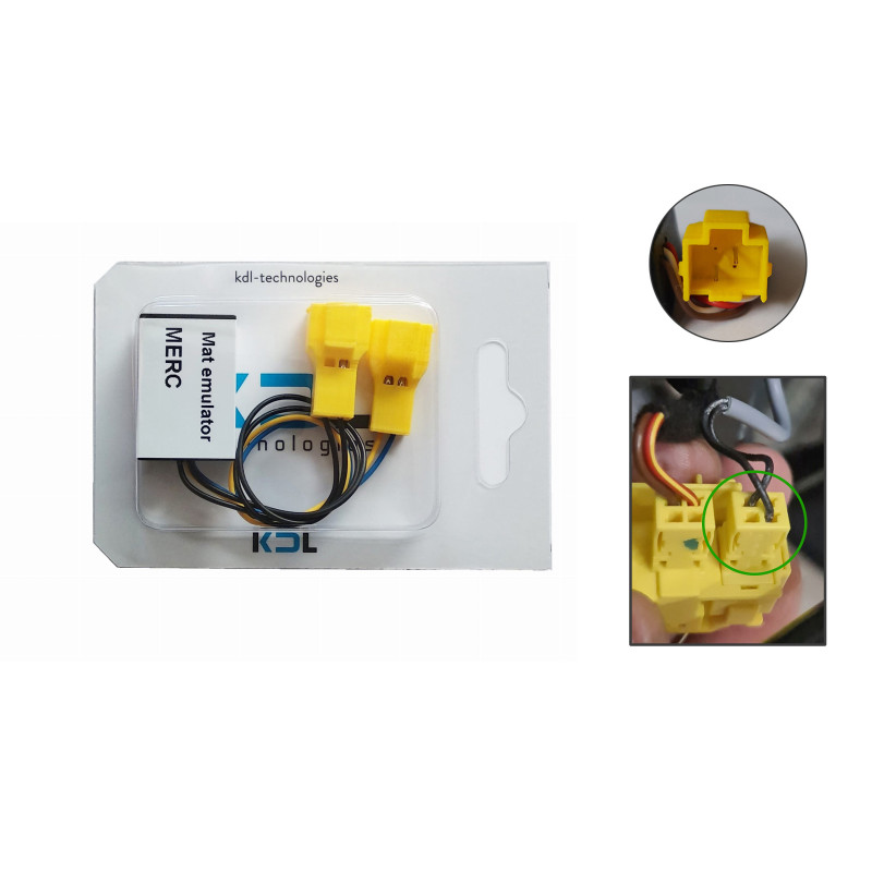 Emulador de diagnóstico esterilla de ocupación para Mercedes-Benz CLA C117 X117 con esterilla con 2 cables